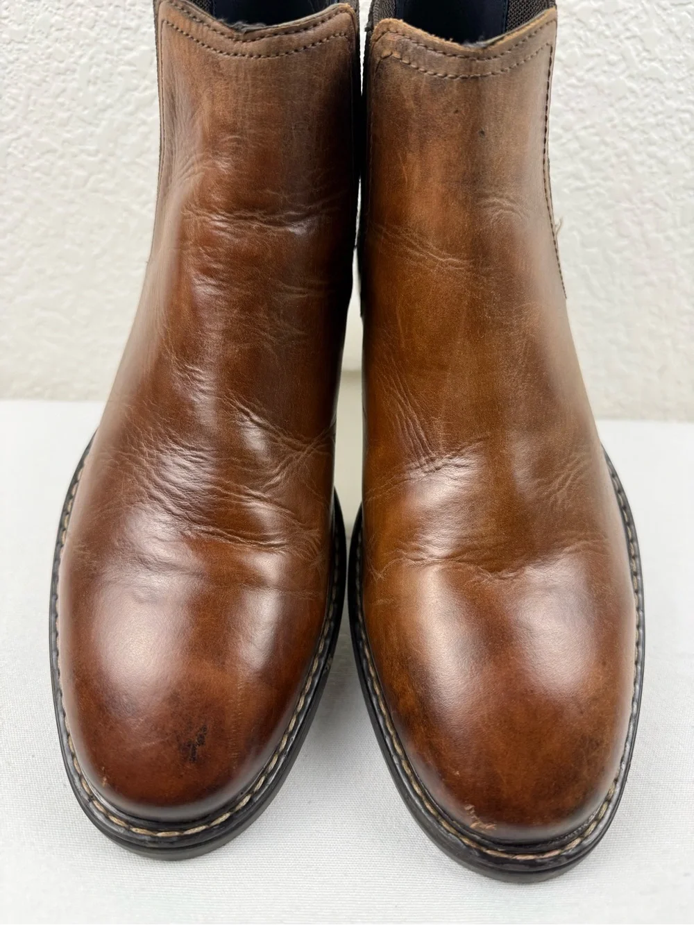 Base London Seymour Brown Leather Chelsea Boots | Men's EU 43 / US 10